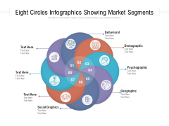 Eight Circles Infographics Showing Market Segments Ppt PowerPoint Presentation Icon Deck PDF