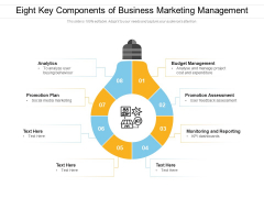 Eight Key Components Of Business Marketing Management Ppt PowerPoint Presentation Layouts Styles PDF Eight Key Components Of Business Marketing Management Ppt PowerPoint Presentation Layouts Styles PDF