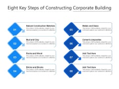Eight Key Steps Of Constructing Corporate Building Ppt PowerPoint Presentation Outline Show PDF Eight Key Steps Of Constructing Corporate Building Ppt PowerPoint Presentation Outline Show PDF