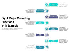 Eight Major Marketing Functions With Example Ppt PowerPoint Presentation Pictures Example PDF Eight Major Marketing Functions With Example Ppt PowerPoint Presentation Pictures Example PDF