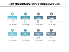Eight Manufacturing Costs Examples With Icons Ppt PowerPoint Presentation Slides Background Images PDF Eight Manufacturing Costs Examples With Icons Ppt PowerPoint Presentation Slides Background Images PDF