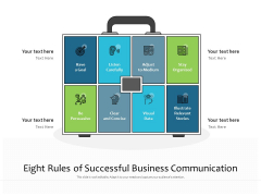 Eight Rules Of Successful Business Communication Ppt PowerPoint Presentation Diagram Templates PDF Eight Rules Of Successful Business Communication Ppt PowerPoint Presentation Diagram Templates PDF
