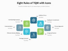 Eight Rules Of TQM With Icons Ppt PowerPoint Presentation Gallery Format Ideas PDF Eight Rules Of TQM With Icons Ppt PowerPoint Presentation Gallery Format Ideas PDF
