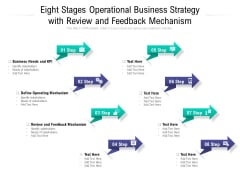 Eight Stages Operational Business Strategy With Review And Feedback Mechanism Ppt PowerPoint Presentation Outline Deck PDF Eight Stages Operational Business Strategy With Review And Feedback Mechanism Ppt PowerPoint Presentation Outline Deck PDF