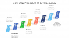 Eight Step Procedure Of Buyers Journey Ppt PowerPoint Presentation File Backgrounds PDF
