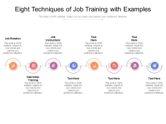 Eight Techniques Of Job Training With Examples Ppt PowerPoint Presentation Model Graphics Template PDF Eight Techniques Of Job Training With Examples Ppt PowerPoint Presentation Model Graphics Template PDF