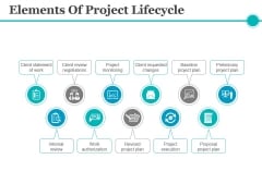Elements Of Project Lifecycle Ppt PowerPoint Presentation Slides Brochure Elements Of Project Lifecycle Ppt PowerPoint Presentation Slides Brochure