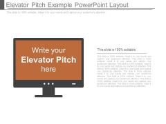 Elevator Pitch Example Powerpoint Layout Elevator Pitch Example Powerpoint Layout