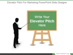 Elevator Pitch For Marketing Powerpoint Slide Designs Elevator Pitch For Marketing Powerpoint Slide Designs