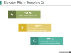 elevator pitch slide geeks