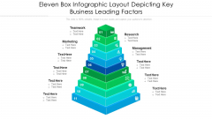 Eleven Box Infographic Layout Depicting Key Business Leading Factors Ppt PowerPoint Presentation Icon Model PDF Eleven Box Infographic Layout Depicting Key Business Leading Factors Ppt PowerPoint Presentation Icon Model PDF
