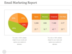 Email Marketing Report Ppt PowerPoint Presentation Icon Graphics Tutorials Email Marketing Report Ppt PowerPoint Presentation Icon Graphics Tutorials