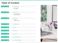 Email Security Encryption And Data Loss Prevention Table Of Content Slides PDF Email Security Encryption And Data Loss Prevention Table Of Content Slides PDF