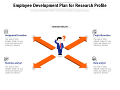 Employee Development Plan For Research Profile Ppt PowerPoint Presentation File Background PDF Employee Development Plan For Research Profile Ppt PowerPoint Presentation File Background PDF