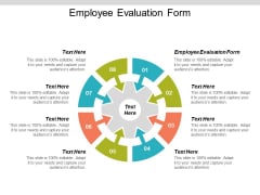 Employee Evaluation Form Ppt PowerPoint Presentation Inspiration Elements Cpb