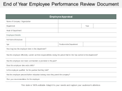End Of Year Employee Performance Review Document Ppt Powerpoint Presentation Gallery Professional End Of Year Employee Performance Review Document Ppt Powerpoint Presentation Gallery Professional