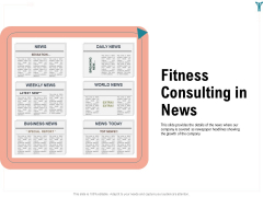 Enterprise Wellbeing Fitness Consulting In News Template PDF Enterprise Wellbeing Fitness Consulting In News Template PDF