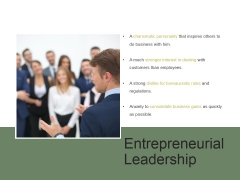 Entrepreneurial Leadership Ppt PowerPoint Presentation Tips Entrepreneurial Leadership Ppt PowerPoint Presentation Tips