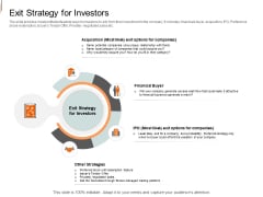 Equity Crowd Investing Exit Strategy For Investors Ppt Icon Objects PDF Equity Crowd Investing Exit Strategy For Investors Ppt Icon Objects PDF