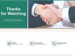 Escape Plan Venture Capitalist Thanks For Watching Ppt Styles Show PDF Escape Plan Venture Capitalist Thanks For Watching Ppt Styles Show PDF