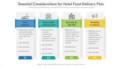 Essential Considerations For Hotel Food Delivery Plan Ppt PowerPoint Presentation File Graphics Template PDF Essential Considerations For Hotel Food Delivery Plan Ppt PowerPoint Presentation File Graphics Template PDF