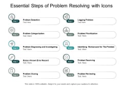 Essential Steps Of Problem Resolving With Icons Ppt Powerpoint Presentation Gallery Example Essential Steps Of Problem Resolving With Icons Ppt Powerpoint Presentation Gallery Example