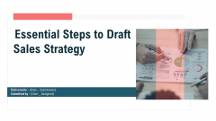 Essential Steps To Draft Sales Strategy Ppt PowerPoint Presentation Complete Deck With Slides Essential Steps To Draft Sales Strategy Ppt PowerPoint Presentation Complete Deck With Slides