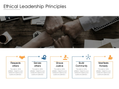 Ethical Leadership Principles Ppt PowerPoint Presentation Infographics Example