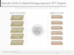Example Of Go To Market Strategy Approach Ppt Diagram Example Of Go To Market Strategy Approach Ppt Diagram
