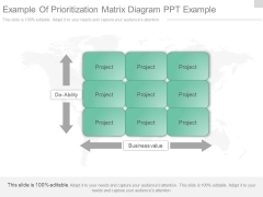 Example Of Prioritization Matrix Diagram Ppt Example Example Of Prioritization Matrix Diagram Ppt Example