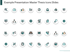 Example Presentation Master Thesis Icons Slides Marketing Ppt Powerpoint Presentation Ideas Guide