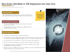 Executing Deployment And Release Strategic Plan Blue Green Red Black Or A B Deployment Use Case Cont Elements PDF Executing Deployment And Release Strategic Plan Blue Green Red Black Or A B Deployment Use Case Cont Elements PDF