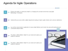 Executing Structured System Support Agenda For Agile Operations Slides PDF Executing Structured System Support Agenda For Agile Operations Slides PDF