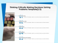 Executive Leadership Programs Thinking Critically Making Decisions Solving Problems Template Innovation Slides PDF