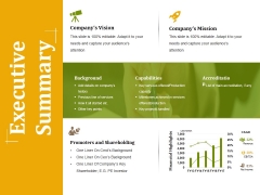 Executive Summary Ppt PowerPoint Presentation Professional Example