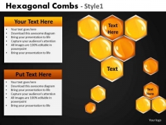 Editable Honey Combs PowerPoint Slides Download Editable Honey Combs PowerPoint Slides Download