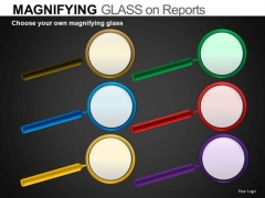 Editable Magnifying Glass Icons