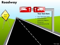 Editable Road PowerPoint Diagram With Editable Road Signs Ppt Slides Templates Editable Road PowerPoint Diagram With Editable Road Signs Ppt Slides Templates
