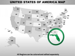 Editable Usa Florida State PowerPoint Maps Editable Usa Florida State PowerPoint Maps