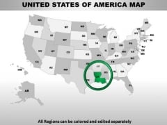 Editable Usa Louisiana State PowerPoint Maps Editable Usa Louisiana State PowerPoint Maps