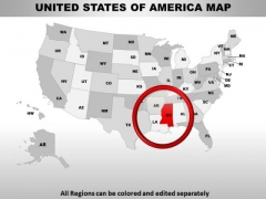 Editable Usa Mississippi State PowerPoint Maps Editable Usa Mississippi State PowerPoint Maps