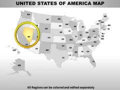 Editable Usa Nevada State PowerPoint Maps Editable Usa Nevada State PowerPoint Maps