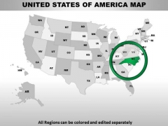 Editable Usa North Carolina State Powrpoint Maps Editable Usa North Carolina State Powrpoint Maps