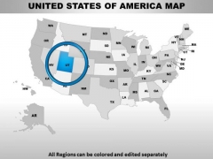 Editable Usa Utah State PowerPoint Maps Editable Usa Utah State PowerPoint Maps