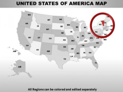 Editable Usa Vermont State PowerPoint Maps Editable Usa Vermont State PowerPoint Maps