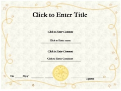 Education Award Certificate PowerPoint Templates Education Award Certificate PowerPoint Templates