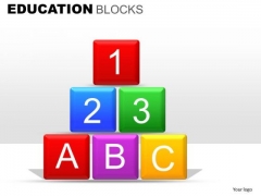 Education Building Blocks With 1 2 3 A B C Text PowerPoint Slide Templates Education Building Blocks With 1 2 3 A B C Text PowerPoint Slide Templates