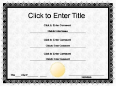 Employee Award Certificate PowerPoint Templates Employee Award Certificate PowerPoint Templates