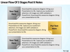 Examples Of Business Processes Linear Flow 3 Stages Post It Notes Ppt 2 PowerPoint Templates Examples Of Business Processes Linear Flow 3 Stages Post It Notes Ppt 2 PowerPoint Templates
