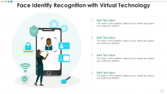 Face Identify Recognition With Virtual Technology Professional PDF